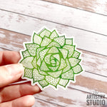 Succulent Sticker | 2.7x2.5